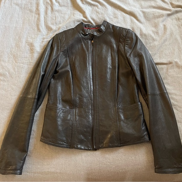 Genuine leather jacket from Banana Republic. Vintage jacket - Picture 4 of 10